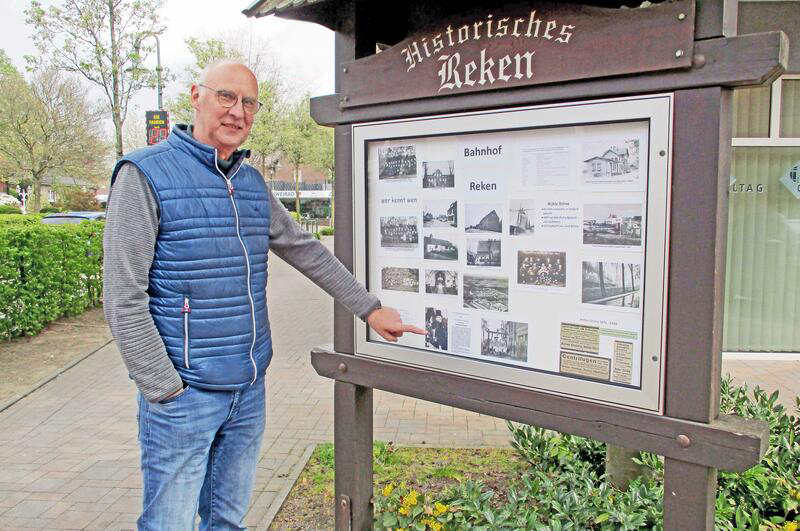 Historischer Schaukasten